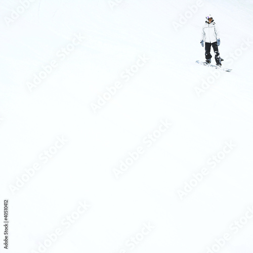 Photo: Man snowboarding Man snowboarding