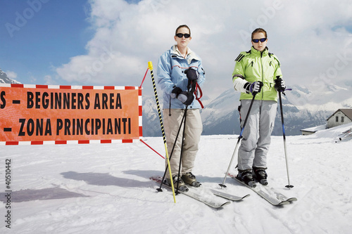 Photo: Female skiers Female skiers