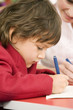 Boy drawing