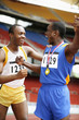 Man congratulating his friend