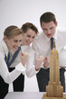Business people celebrating their success