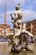 The Fontana del Moro in Piazza Navona, Rome