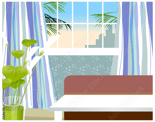 Vector: Living room interior Living room interior