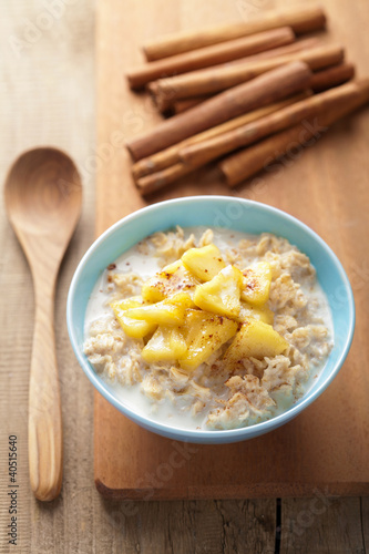 Photo: cereal with caramelized apple cereal with caramelized apple