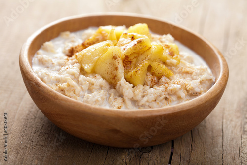 Photo: cereal with caramelized apple cereal with caramelized apple
