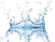 Water splash, isolated on white background