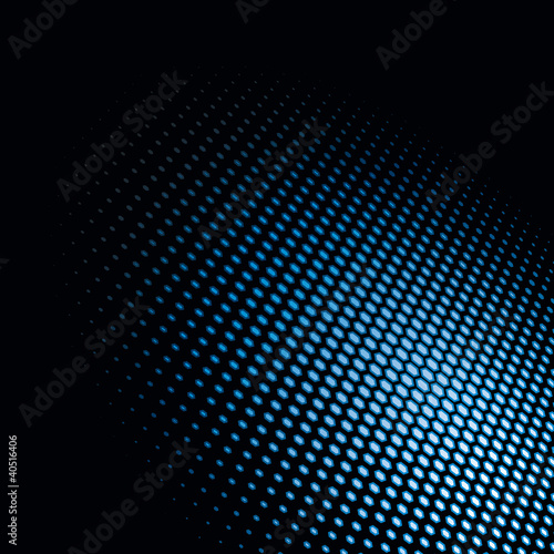 Vector: Light spot. Hexagonal dots Light spot. Hexagonal dots