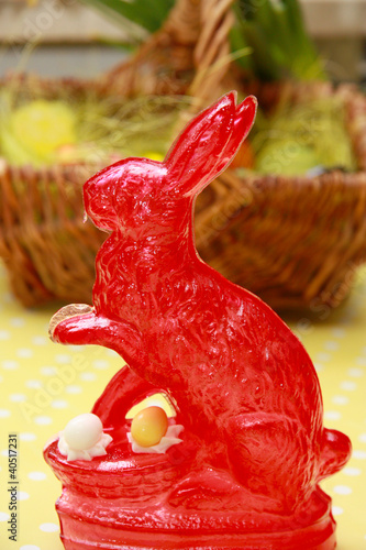 Photo: roter Zuckerhase roter Zuckerhase