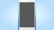 Video: Smartphone turning on blue background. HD. Smartphone turning on blue background. HD.