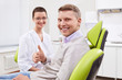 A man with a dentist