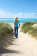 Weg zum Strand