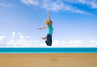 Photo: Sprung am Meer Sprung am Meer