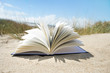 Buch im Sand