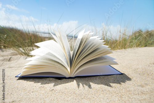 Foto: Buch im Sand Buch im Sand