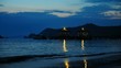 beach at night