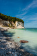 Die Kreidefelsen auf der Insel Rügen.