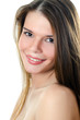 Portrait of the young beautiful girl