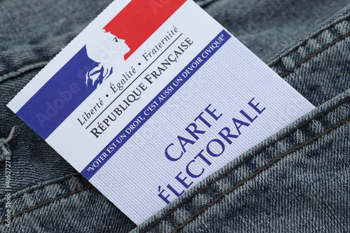 Photo: Carte d'électeur Carte d'électeur