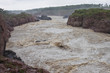 Raneh falls during monsoon period, India