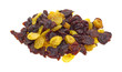 Golden and red dried sweet cherries