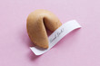 Fortune cookie with the words Good Luck!