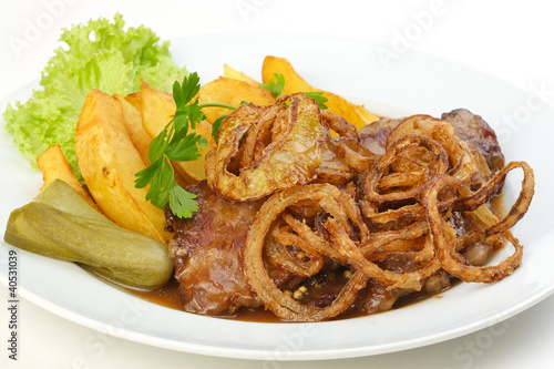 Photo: Zwiebelrostbraten Zwiebelrostbraten