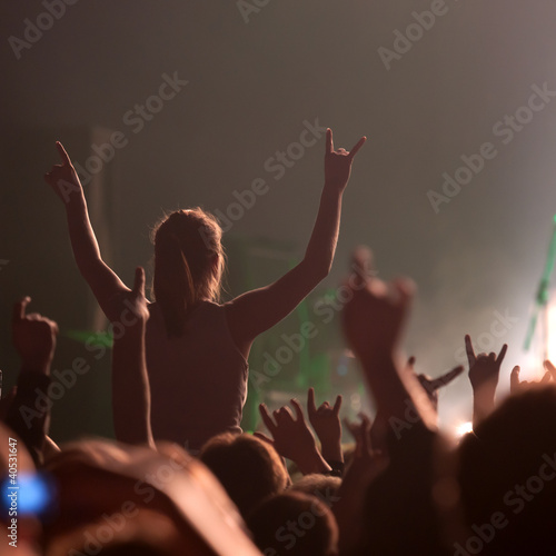 Photo: concert. contour of the fans concert. contour of the fans