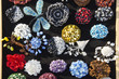 Decorative handmade jewelry sold at market fair