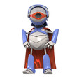 Illustration: Robot superhero Robot superhero