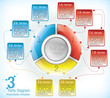 Multicolored presentation template