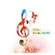 Vektor: colorful music background colorful music background