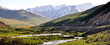 Panorama of the Tian Shan mountains
