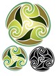 Earth mother symbol with non-gradient and black only versions