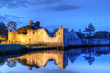 Ruins of the castle in Adare at night, Co. Limerick - Ireland Ruins of the castle in Adare at night, Co. Limerick - Ireland