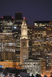 Boston's Custom House Tower in the Financial District