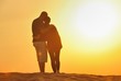 couple enjoying the sunset