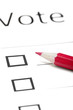 Voting bulletin