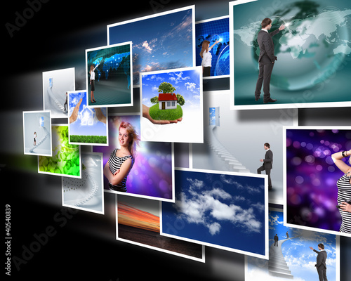 Foto: Screens with images flow Screens with images flow