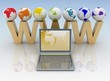 Photo en ligne au meilleur prix Internet concept. 3d rendered illustration.