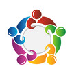 Team around a circle