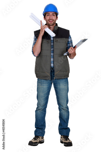 Photo: craftsman having a good idea craftsman having a good idea