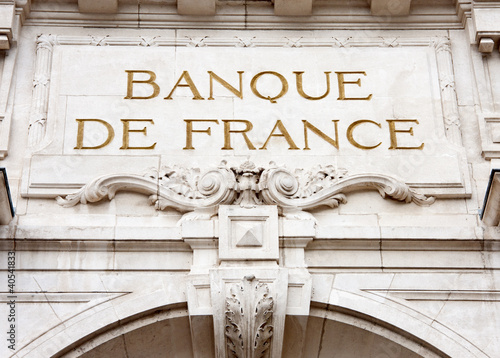 Photo: banque de France banque de France