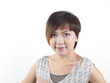 Asian chinese woman smiling
