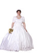 Hispanic Bride in white couture wedding dress Hispanic Bride in white couture wedding dress