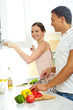 Couple in the kitchen