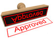 Stempel "Approved"