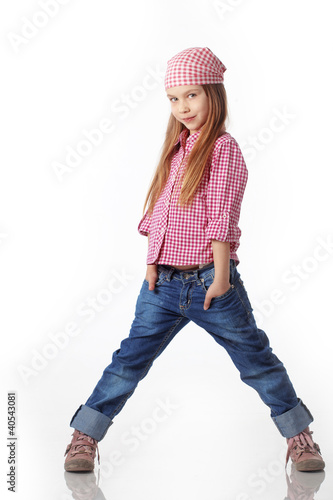 Photo: Fashion little girl Fashion little girl