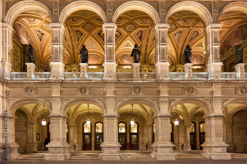 Photo: Wiener Staatsoper, Nachtaufnahme Wiener Staatsoper, Nachtaufnahme