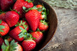 ciotola con fragole