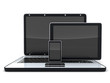 Laptop and pad
